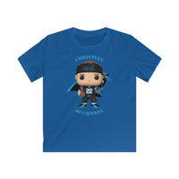 Christian McCaffrey Carolina Panthers, Kids Gildan Softstyle Tee Shirt