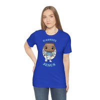 Gabriel Jesus Manchester City, Soft Cotton Bella and Canvas Short Sleeve Tee shirt
