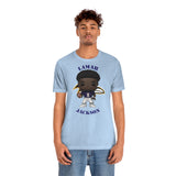 Lemar Jackson Baltimore Ravens, Soft Cotton Bella and Canvas Short Sleeve Tee shirt