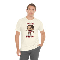 Steve Young San Francisco 49ers, Soft Cotton Bella and Canvas Short Sleeve Tee shirt