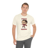 Steve Young San Francisco 49ers, Soft Cotton Bella and Canvas Short Sleeve Tee shirt