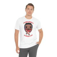 Pierre-Emerick Aubameyang Arsenal, Soft Cotton Bella and Canvas Short Sleeve Tee shirt