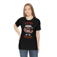 Walter Payton Chicago Bears (White), Soft Cotton Bella and Canvas Short Sleeve Tee shirt