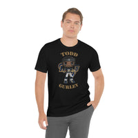 Todd Gurley L.A Rams (Large), Soft Cotton Bella and Canvas Short Sleeve Tee shirt