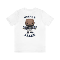Keenan Allen L.A Chargers, Soft Cotton Bella and Canvas Short Sleeve Tee shirt