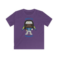 Melvin Gordon L.A Chargers, Kids Gildan Softstyle Tee Shirt