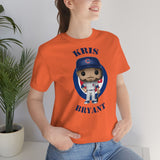 Kris Bryant Chicago Cubs, Soft Cotton Bella and Canvas Short Sleeve Tee shirt