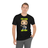 Kurt Cobain Nirvana, Soft Cotton Bella and Canvas Short Sleeve Tee shirt
