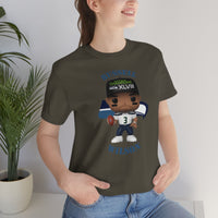 Russell Wilson Seattle Seahawks, Soft Cotton Bella and Canvas Short Sleeve Tee shirt