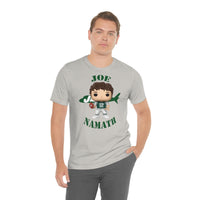 Joe Namath New York Jets, Soft Cotton Bella and Canvas Short Sleeve Tee shirt