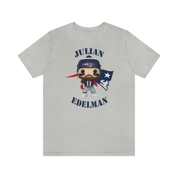 Julian Edelman New England Patriots, Soft Cotton Bella and Canvas Short Sleeve Tee shirt