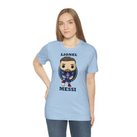 Lionel Messi PSG, Soft Cotton Bella and Canvas Short Sleeve Tee shirt