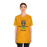 Russell Wilson Seattle Seahawks (Green), Soft Cotton Bella and Canvas Short Sleeve Tee shirt