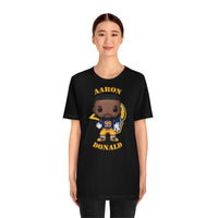 Aaron Donald L.A Rams, Soft Cotton Bella and Canvas Short Sleeve Tee shirt