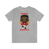 Marcus Rashford Manchester United, Soft Cotton Bella and Canvas Short Sleeve Tee shirt