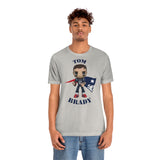 Tom Brady New England Patriots (Large), Soft Cotton Bella and Canvas Short Sleeve Tee shirt