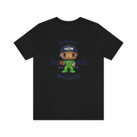 Russell Wilson Seattle Seahawks (Green), Soft Cotton Bella and Canvas Short Sleeve Tee shirt