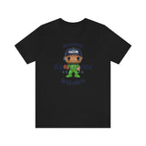 Russell Wilson Seattle Seahawks (Green), Soft Cotton Bella and Canvas Short Sleeve Tee shirt