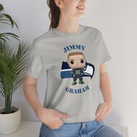 Jimmy Graham Seattle Seahawks, Soft Cotton Bella and Canvas Short Sleeve Tee shirt