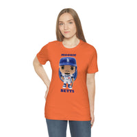 Mookie Betts L.A/Brooklyn Dodgers, Soft Cotton Bella and Canvas Short Sleeve Tee shirt