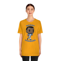 Barry Sanders Detroit Lions, Soft Cotton Bella and Canvas Short Sleeve Tee shirt