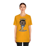 Barry Sanders Detroit Lions, Soft Cotton Bella and Canvas Short Sleeve Tee shirt