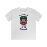 Francisco Lindor Cleveland Indians, Kids Gildan Softstyle Tee Shirt