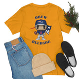 Drew Bledsoe New England Patriots, Soft Cotton Bella and Canvas Short Sleeve Tee shirt