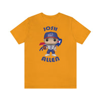 Josh Allen Buffalo Bills, Soft Cotton Bella and Canvas Short Sleeve Tee shirt