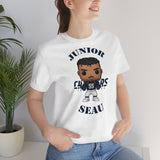 Junior Seau L.A Chargers, Soft Cotton Bella and Canvas Short Sleeve Tee shirt