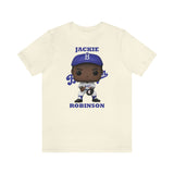 Jackie Robinson L.A/Brooklyn Dodgers, Soft Cotton Bella and Canvas Short Sleeve Tee shirt