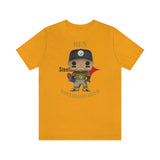 Ben Roethlisberger Pittsburgh Steelers Throwback, Soft Cotton Bella and Canvas Short Sleeve Tee shirt