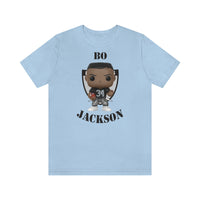 Bo Jackson Oakland Raiders, Soft Cotton Bella and Canvas Short Sleeve Tee shirt
