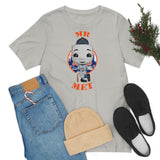 Mr Met New York Mets, Soft Cotton Bella and Canvas Short Sleeve Tee shirt
