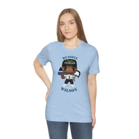 Russell Wilson Seattle Seahawks, Soft Cotton Bella and Canvas Short Sleeve Tee shirt