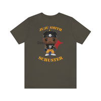 JuJu Smith Schuster Pittsburgh Steelers, Soft Cotton Bella and Canvas Short Sleeve Tee shirt
