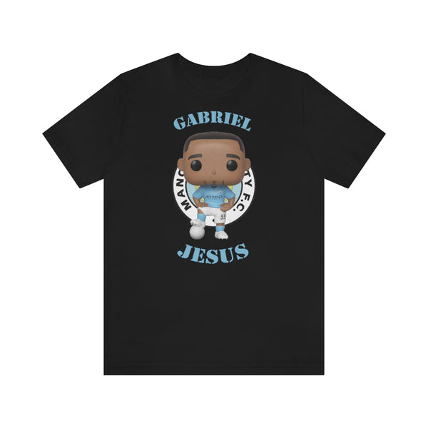 Gabriel Jesus Manchester City, Soft Cotton Bella and Canvas Short Sleeve Tee shirt