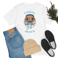 Gabriel Jesus Manchester City, Soft Cotton Bella and Canvas Short Sleeve Tee shirt