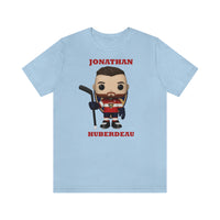 Jonathan Huberdeau Florida Panthers, Soft Cotton Bella and Canvas Short Sleeve Tee shirt