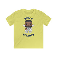 Zeke Elliott Dallas Cowboys (Throwback), Kids Gildan Softstyle Tee Shirt
