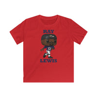 Ray Lewis Baltimore Ravens, Kids Gildan Softstyle Tee Shirt