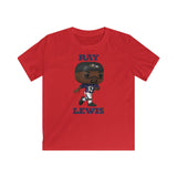 Ray Lewis Baltimore Ravens, Kids Gildan Softstyle Tee Shirt
