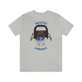 Melvin Gordon L.A Chargers, Soft Cotton Bella and Canvas Short Sleeve Tee shirt