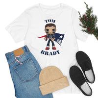 Tom Brady New England Patriots (Large), Soft Cotton Bella and Canvas Short Sleeve Tee shirt