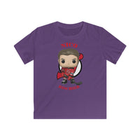 Nico Hischier New Jersey Devils, Kids Gildan Softstyle Tee Shirt
