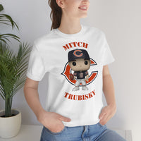 Mitch Trubisky Chicago Bears, Soft Cotton Bella and Canvas Short Sleeve Tee shirt