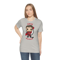 Nico Hischier New Jersey Devils, Soft Cotton Bella and Canvas Short Sleeve Tee shirt
