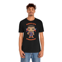 Kristaps Porzingis New York Knicks, Soft Cotton Bella and Canvas Short Sleeve Tee shirt
