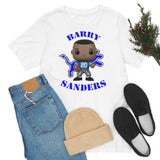 Barry Sanders Detroit Lions, Soft Cotton Bella and Canvas Short Sleeve Tee shirt