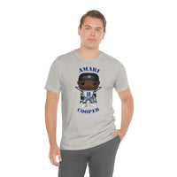 Amari Cooper Dallas Cowboys, Soft Cotton Bella and Canvas Short Sleeve Tee shirt